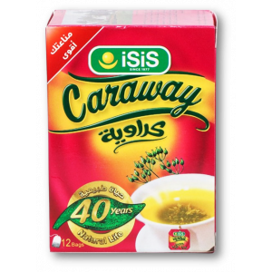 ISIS CARAWAY TEA 100% NATURAL 12 FILTER BAGS